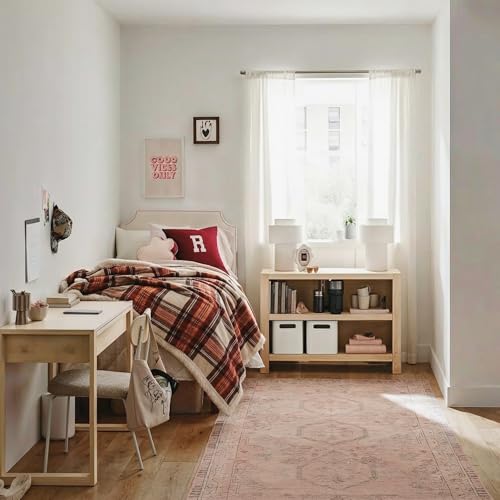 Reversible Plaid Sherpa Throw Blanket - Ultra Soft Fleece 50x60