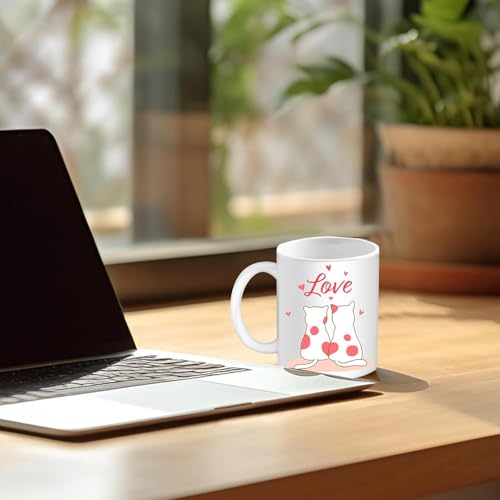 LaiHiulaan 24 Pack 11 oz White Sublimation Coffee Mugs with Handles - Bulk Customizable Blank Cups