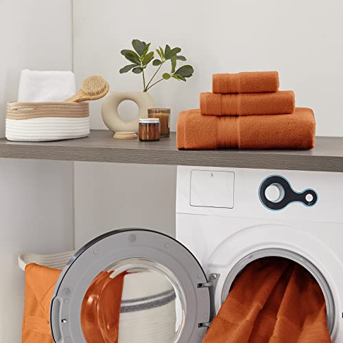 COZYART 100% Turkish Cotton 6-Piece Bath Towel Set - 650GSM Plush Towels