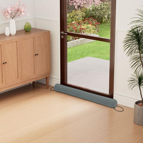 36-Inch Under Door Draft Stopper - Noise & Air Blocker with Washable Cover