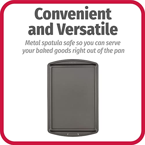 Nonstick Carbon Steel Baking Sheet 9x13 Inch - Scratch Resistant Cookie Pan