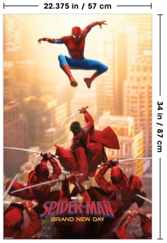 Marvel Spider-Man Brand New Day Wall Poster - 34" x 22"