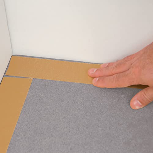 Anti-Slip Rug Tape for Hard Floors - Non-Skid Rubber Grip for Mats