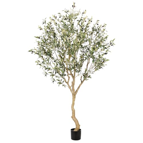7FT Artificial Olive Tree - Realistic Faux Plant for Home Decor