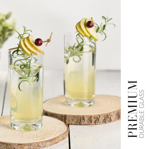 Krosno Water Glasses Set of 6, 300ml (10 oz), Mixology Collection – Elegant Durable Glassware