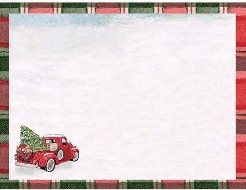 Lang Santa's Truck 3D Pop-Up Christmas Cards - 8 Pack Holiday Greeting Cards