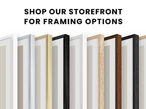 16x20 Beige Oak Wood Picture Frame - Modern Poster & Photo Wall Display