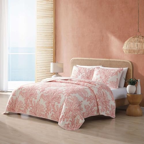 Reversible Twin Quilt Set - 100% Cotton Bedding with Sham