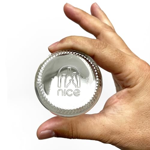 12 Oz Clear Glass Woozy Bottles with Black Screw Caps, 12-Pack