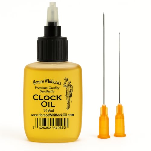 Synthetic Clock Oil for Mechanical Movements – 15ml with Precision Needles
