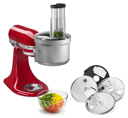 KitchenAid Food Processor Attachment with Commercial Dicing Kit - Food Processor with Dicing Disc