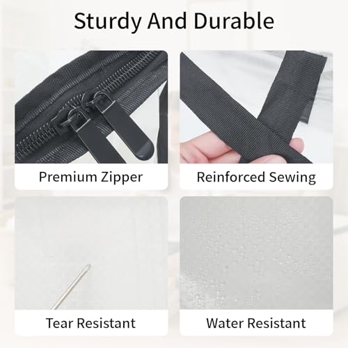 Extra Large Heavy Duty Moving Bags 8-Pack Waterproof Storage Totes