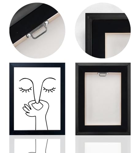 Funny Bathroom Wall Art Black and White Guest Toilet Sign Canvas Print 8x10