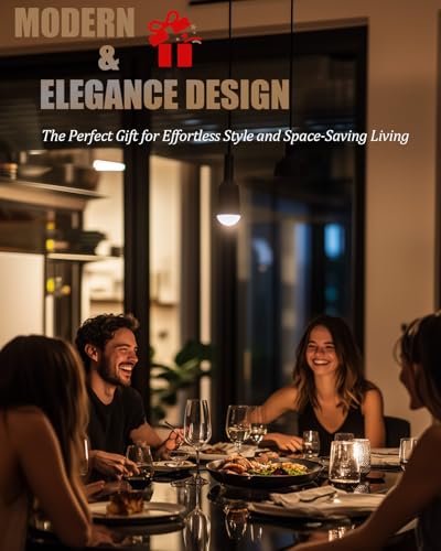 5-Piece Dining Table Set for 4, Modern Tempered Glass Table and PU Leather Chairs