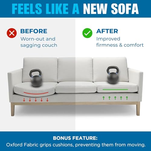 Couch Cushion Support Board for Sagging Sofas - Heavy-Duty Wood 24x72