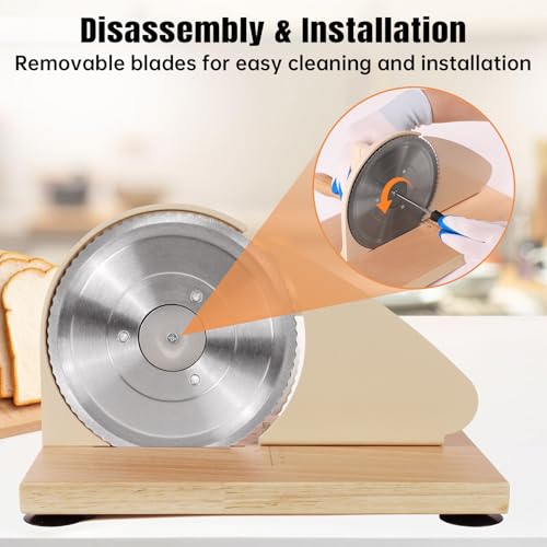6.6-Inch Serrated Bread Slicer Replacement Blade, Stainless Steel