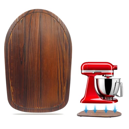 Wooden Mixer Slider Mat for 4.5-5 Qt Tilt Head Stand Mixers, Pine Tray