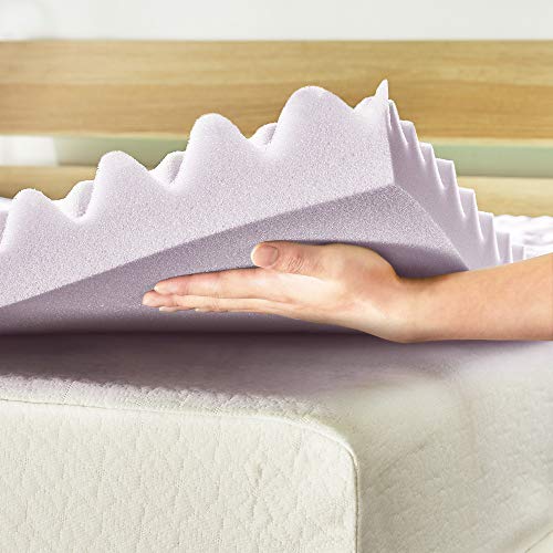 3-Inch Lavender Infused Memory Foam Mattress Topper - Twin