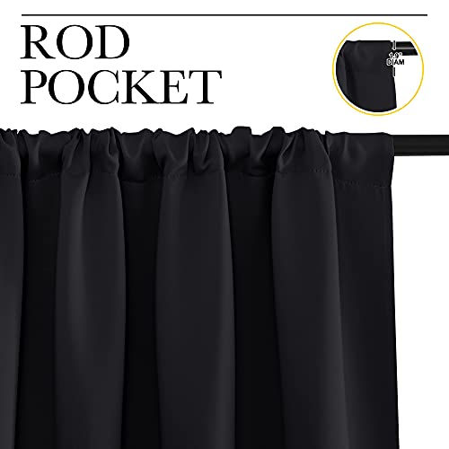 NICETOWN Blackout Curtains 42x63 Thermal Insulated Drapes - 2 Panels