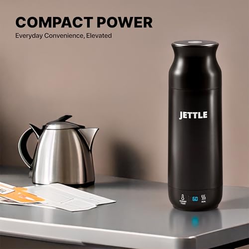 Portable Electric Kettle 450ml, Travel Water Boiler with 12 Temp Settings