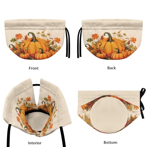 Yewattles Fall Maple Pumpkin Tea Pot Cozy | Reusable Dust Cover for Teapots