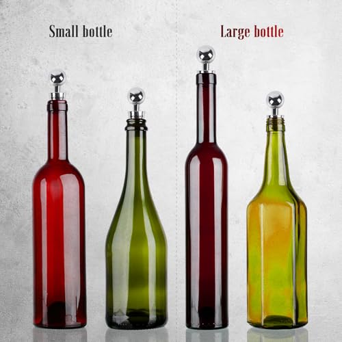 LIGTMAR 4 Pack Wine Stopper & Saver - Keeps Wine Fresh Up to 7 Days