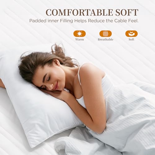Heated Mattress Pad Twin XL - Electric Bed Warmer with Controller