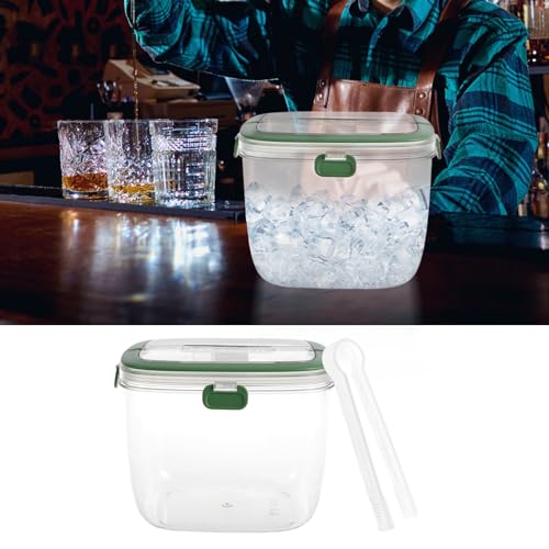 5L Portable Ice Bucket with Lid & Tongs for Parties & Outdoor Use