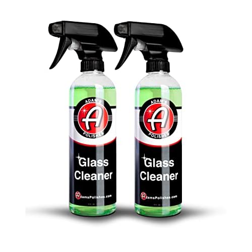 Adam's Glass Cleaner (2 Pack) - Car Window Cleaner for Safe Cleaning On Tinted & Non-Tinted Glass - Won't Strip Car Wax or Paint Protection