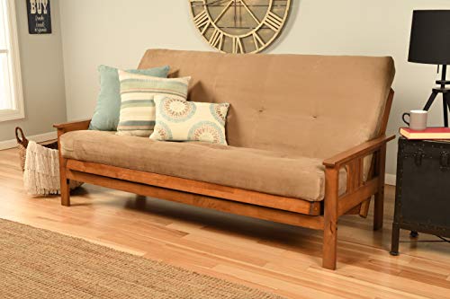 Monterey Full-Size Futon Sofa Bed with Innerspring Mattress