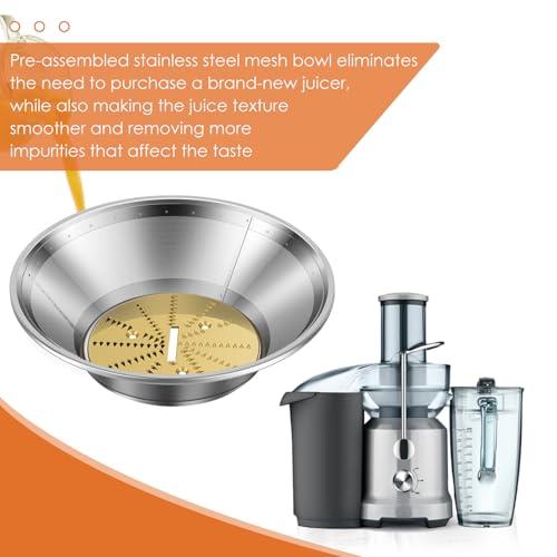 Juicer Mesh Filter Basket with Titanium Blade for BJE Series Juicers