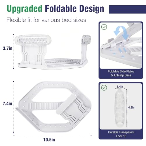 Bed Sheet Holder Grippers, 4PC Non-Slip Mattress Fasteners