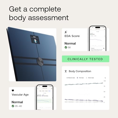 Smart Digital Body Weight Scale with Body Composition and Heart Health Analysis