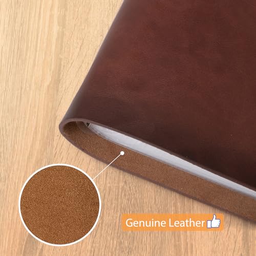 Genuine Leather 4x6 Photo Album - 300 Photo Capacity Refillable Binder