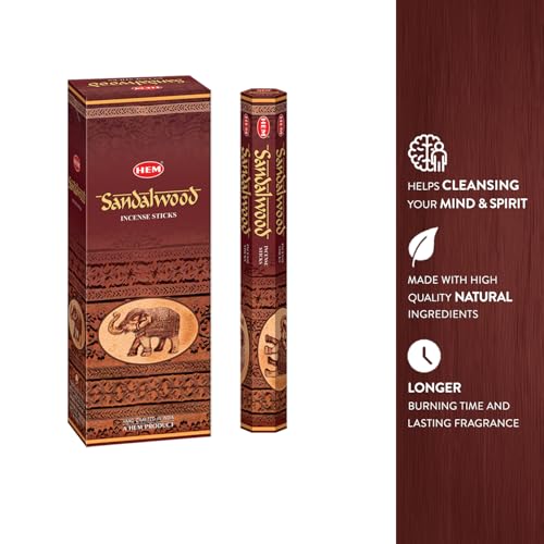 Sandalwood Incense Sticks - 120 Count Value Pack for Meditation & Yoga