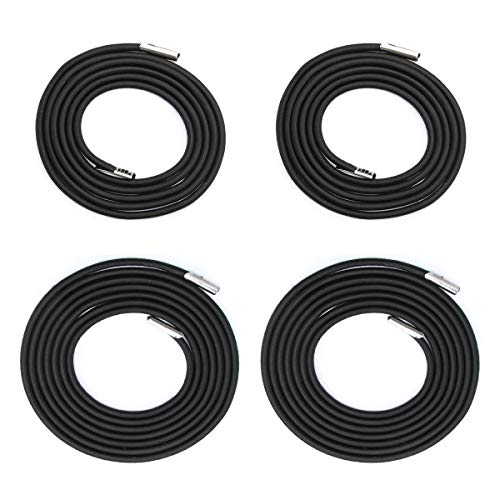 Universal Zero Gravity Chair Replacement Cords - 4-Pack Elastic Repair Kit