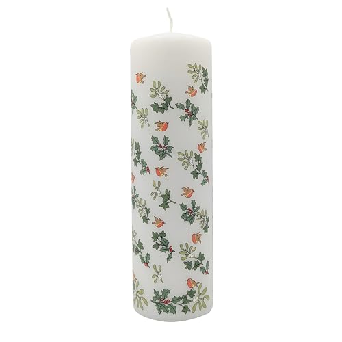 Seasonal Advent Pillar Candle 70 Hour Burn Unscented Holiday Decor
