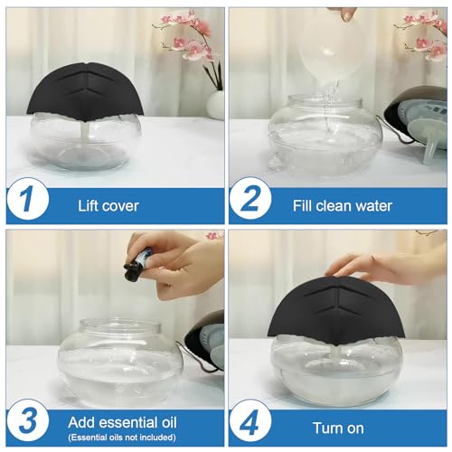 Water-Based Air Purifier and Revitalizer with 7 LED Colors