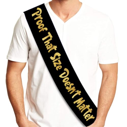 Funny Bachelor Party Sash for Groom - Satin Glitter Groom Party Accessory