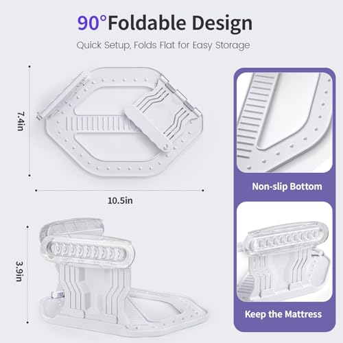 Foldable Bed Sheet Holder Clips - 4 Pack Non-Slip Mattress Fasteners