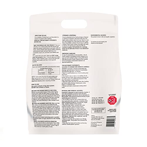 HTH Pool Care Shock Advanced 1lb 12-Pack - Cal Hypo Formula