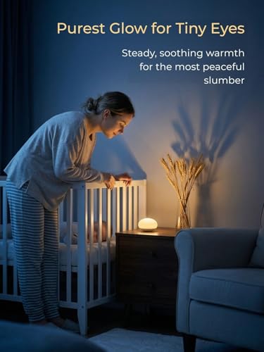 Dimmable Nursery Baby Night Light - Soft Silicone Touch Lamp for Feeding