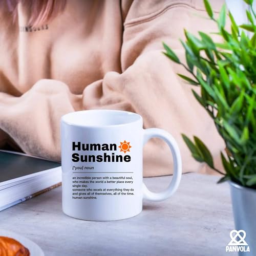 Inspirational Coffee Mug - Human Sunshine Definition - Premium Ceramic Gift