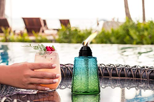 Tiki Torch Wick Replacement - 12 Pack Fiberglass Wicks for Outdoor Use