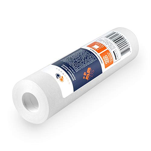 5 Micron 10 x 2.5 Whole House Sediment Water Filter Replacement - 6 Pack