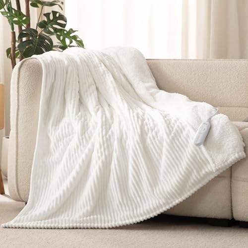 Heated Throw Blanket with 5 Heat Levels and Auto-Off Feature - 50" x 60"