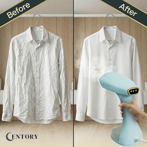 1500W Handheld Clothes Steamer - Fast Heat-Up & Portable Wrinkle Remover