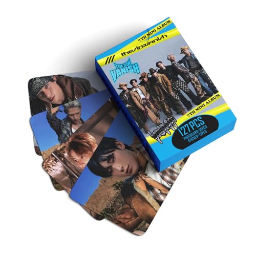 127-Piece Photocard and Sticker Set - Album Collectible Lomo Cards