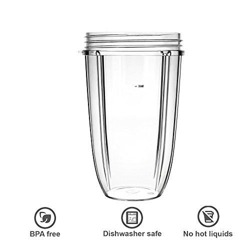 24oz Blender Replacement Cup for 600W and 900W Personal Blenders