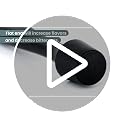 Black Plastic Muddler for Cocktails, 12-Inch Long Ergonomic Bar Tool